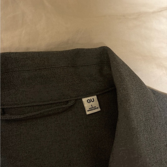 Men's Classic Gray Shirt Jacket - Picture 4 of 5